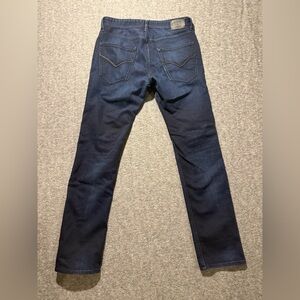 Guess Jeans men’s 32x32 blue Robertson Slim Tapered darkwash comfort Y2K stretch